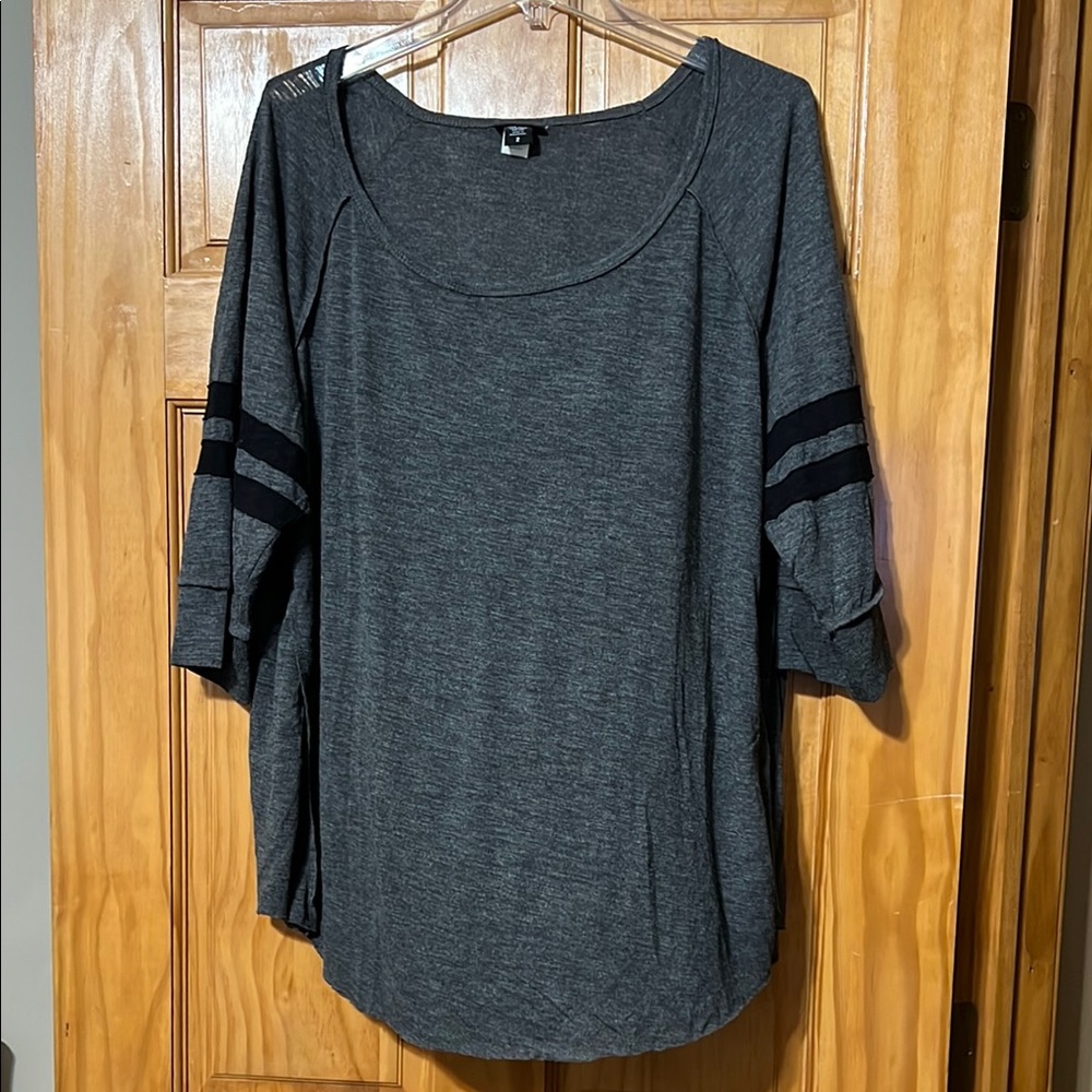 Torrid Women's Top with Black Stripes